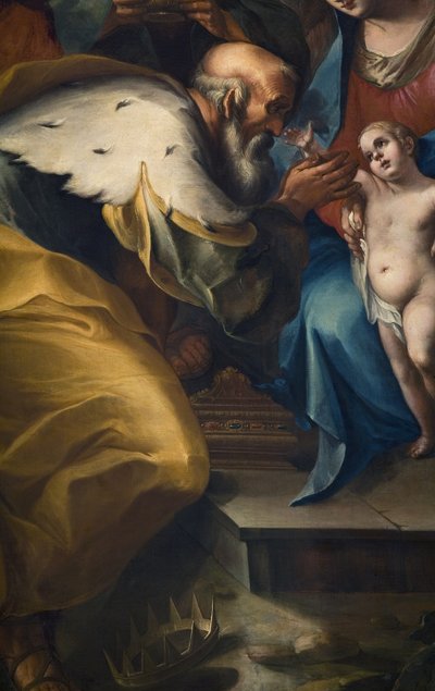 Mágusok imádása, 3498488 részlet alkotó: Camillo Procaccini