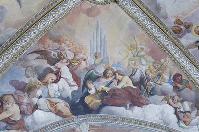 A Szűzanyának szentelt freskóciklus, részlet alkotó: Camillo Procaccini