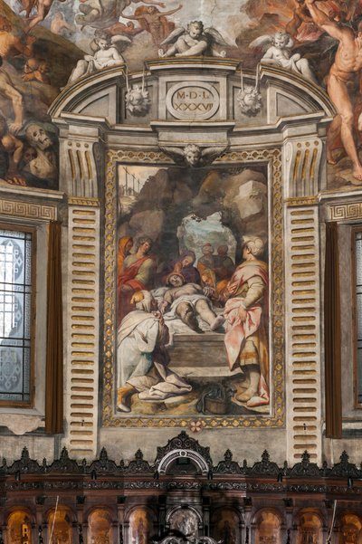 Krisztus siralma (freskó) alkotó: Camillo Procaccini