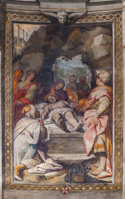 Krisztus siralma (freskó) alkotó: Camillo Procaccini