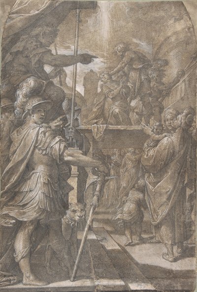 Szent Ágnes női vértanúság, 1605-9. alkotó: Camillo Procaccini