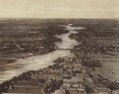 Riviere Des Prairies, a montreali sziget hátsó részén (fekete-fehér fénykép) alkotó: Canadian Photographer