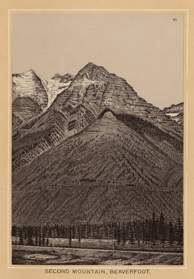 Kanada: Mountain, Beaverfoot (litó) alkotó: Canadian School