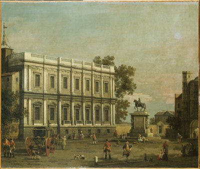 Épületek Capriccioja Whitehallban, 1754 körül alkotó: Giovanni Antonio Canal