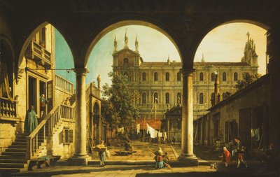 A velencei Scuola di San Marco capriccioja a Palazzo Grifalconi-Loredanból, alkotó: Giovanni Antonio Canal