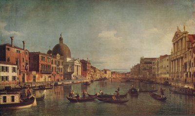 Kilátás a Canal Grandéra Velence, c1740, c1915 alkotó: Giovanni Antonio Canal