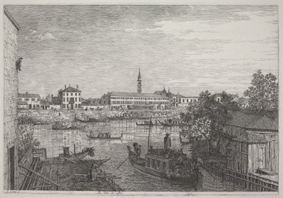 Dolo kapuinál alkotó: Canaletto