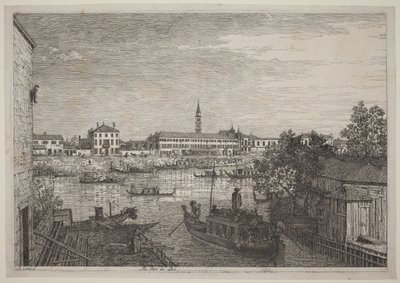 Dolo kapuinál alkotó: Canaletto