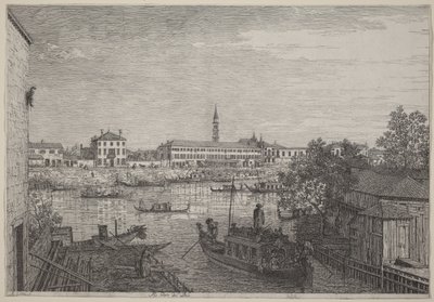 Dolo kapuinál alkotó: Canaletto