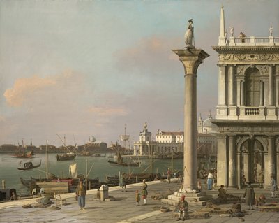 Szent Márk medencéje: A Piazzetta felől alkotó: Canaletto