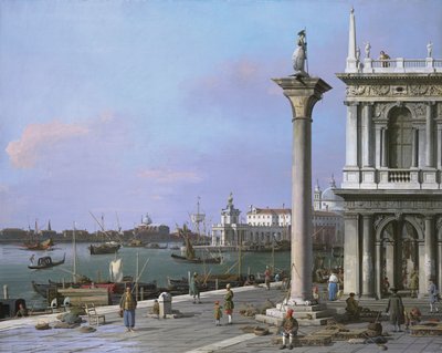 Szent Márk medencéje: A Piazzetta felől alkotó: Canaletto