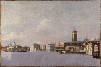 A velencei Canal Grande bejárata alkotó: Canaletto