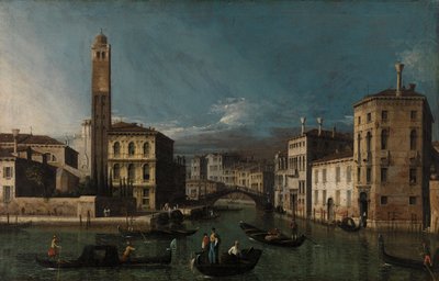 Grand Canal: San Geremia és a Cannaregio bejárata alkotó: Canaletto
