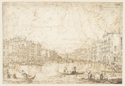 Canal Grande Velencében alkotó: Canaletto