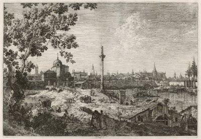 Padova képzeletbeli látképe alkotó: Canaletto