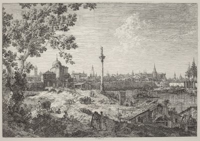 Padova képzeletbeli látképe alkotó: Canaletto