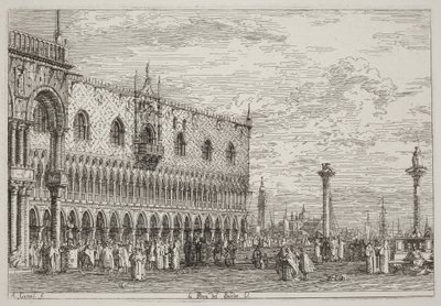 La Piera del Bando. V. alkotó: Canaletto