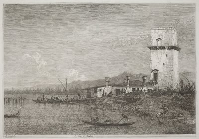 A malgherai torony alkotó: Canaletto