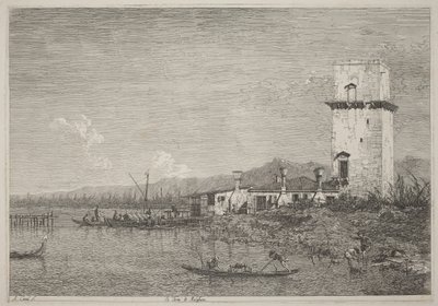 A malgherai torony alkotó: Canaletto