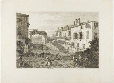 Dolo ajtói, a Views-ból alkotó: Canaletto