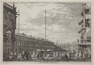 A Procuratie Nuove és San Geminiano, V. alkotó: Canaletto