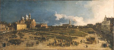 Prà della Valle Padovában alkotó: Canaletto
