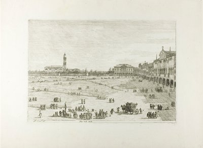 Prà della Valle, a Views-tól alkotó: Canaletto
