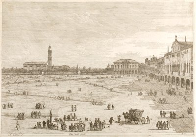 Prà della Valle, a „Vedute” sorozatból alkotó: Canaletto