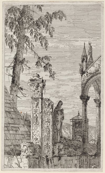 A püspök sírja, c. 17351746. alkotó: Canaletto