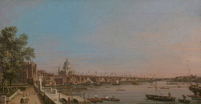 A város a Somerset House teraszának közeléből alkotó: Canaletto