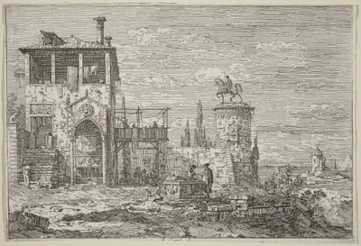 A lovas emlékmű alkotó: Canaletto