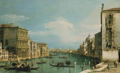 A Grand Canal Velence a Campo di San Vio-tól keletre néz alkotó: Giovanni Antonio Canal