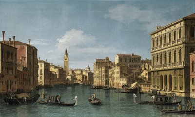 A Canal Grande, Velence, északnyugati irányban a Ca