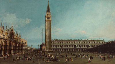 A Piazza San Marco, Velence alkotó: Canaletto