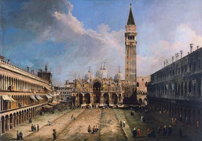 A velencei Piazza San Marco, kb. 1723-1724 alkotó: Giovanni Antonio Canal