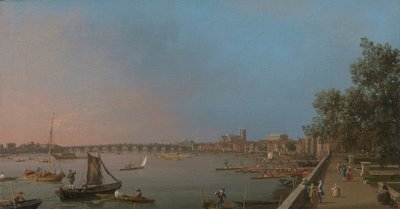 Westminster a Somerset House teraszának közelében alkotó: Canaletto