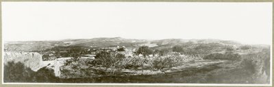 Betlehem: kilátás délre, Heródium a távolban, 1917 alkotó: Capt. Arthur Rhodes