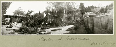 A Gecsemáné kertje, 1917. december 14. alkotó: Capt. Arthur Rhodes