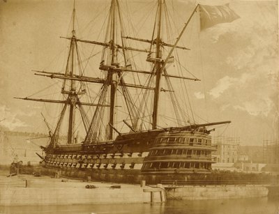 H.M.S. Duke of Wellington alkotó: Capt. Linnaeus Tripe