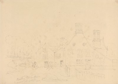 Barton Farm House, East Cowes, Wight-sziget, 1833. május alkotó: Capt. Thomas Hastings