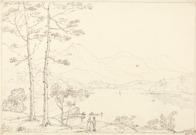 Derwent Water, 1835. június 20 alkotó: Capt. Thomas Hastings