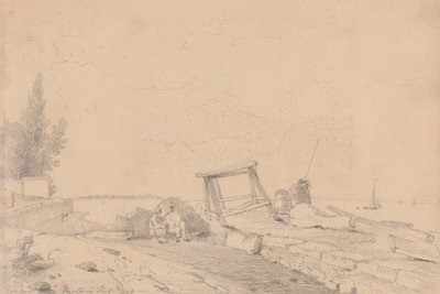 Lord Henry Seymour mólójáról, Wight-szigetről alkotó: Capt. Thomas Hastings