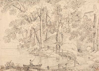 Az Ugbrooke Parkban, 1833. május alkotó: Capt. Thomas Hastings