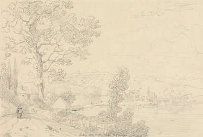 Nézzük a Wootton Bridge-et, Wight-sziget, 1828. augusztus alkotó: Capt. Thomas Hastings