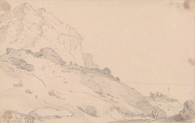 A Sandrock Inn közelében, Wight-szigeten alkotó: Capt. Thomas Hastings