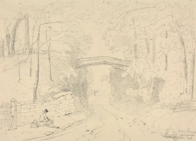 Shorwell közelében, Wight-szigeten alkotó: Capt. Thomas Hastings