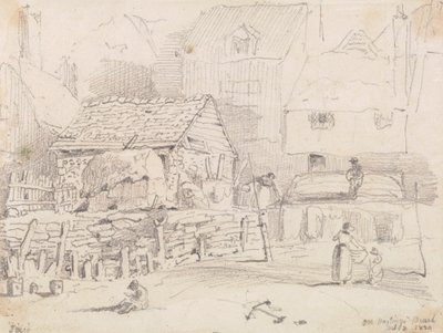 Hastings Beachen, 1820. október 3 alkotó: Capt. Thomas Hastings