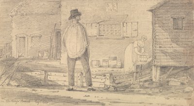 A Hastings Beachen, 1821. augusztus alkotó: Capt. Thomas Hastings