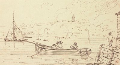 Hajósok vázlata, West Cowes, 1826. február 16 alkotó: Capt. Thomas Hastings