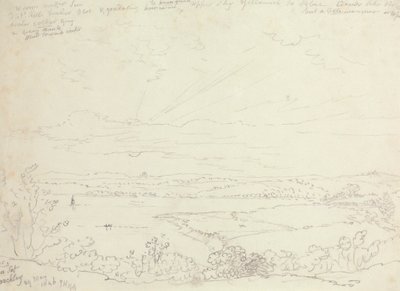Naplemente, Beachley, 1846. május 29 alkotó: Capt. Thomas Hastings